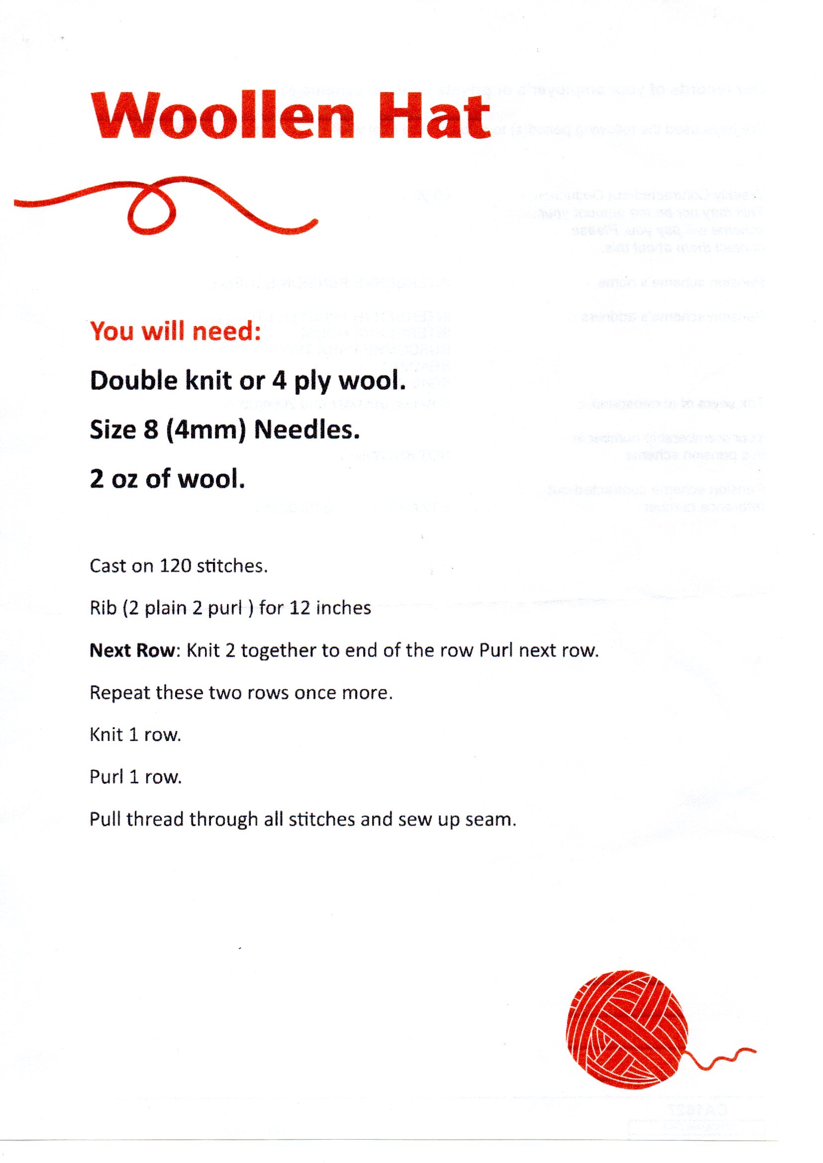 Woollen Hat