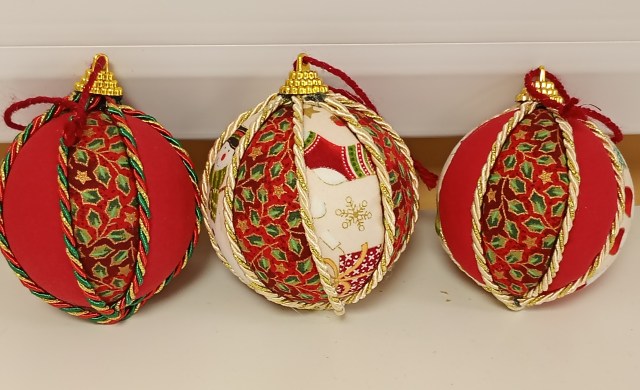 Christmas baubles by Diana E.